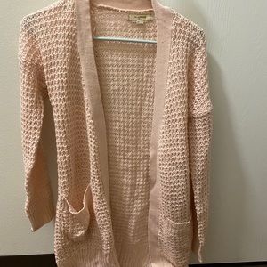 Pink cardigan